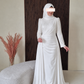 Durra Abendkleid weiß