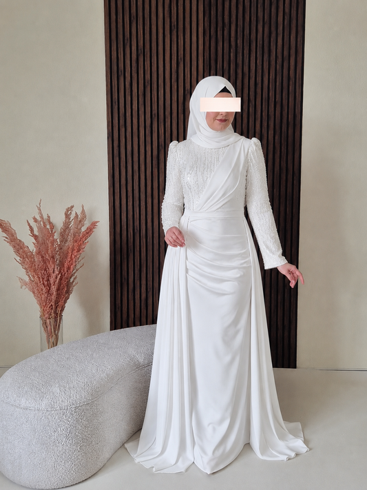 Durra Abendkleid weiß
