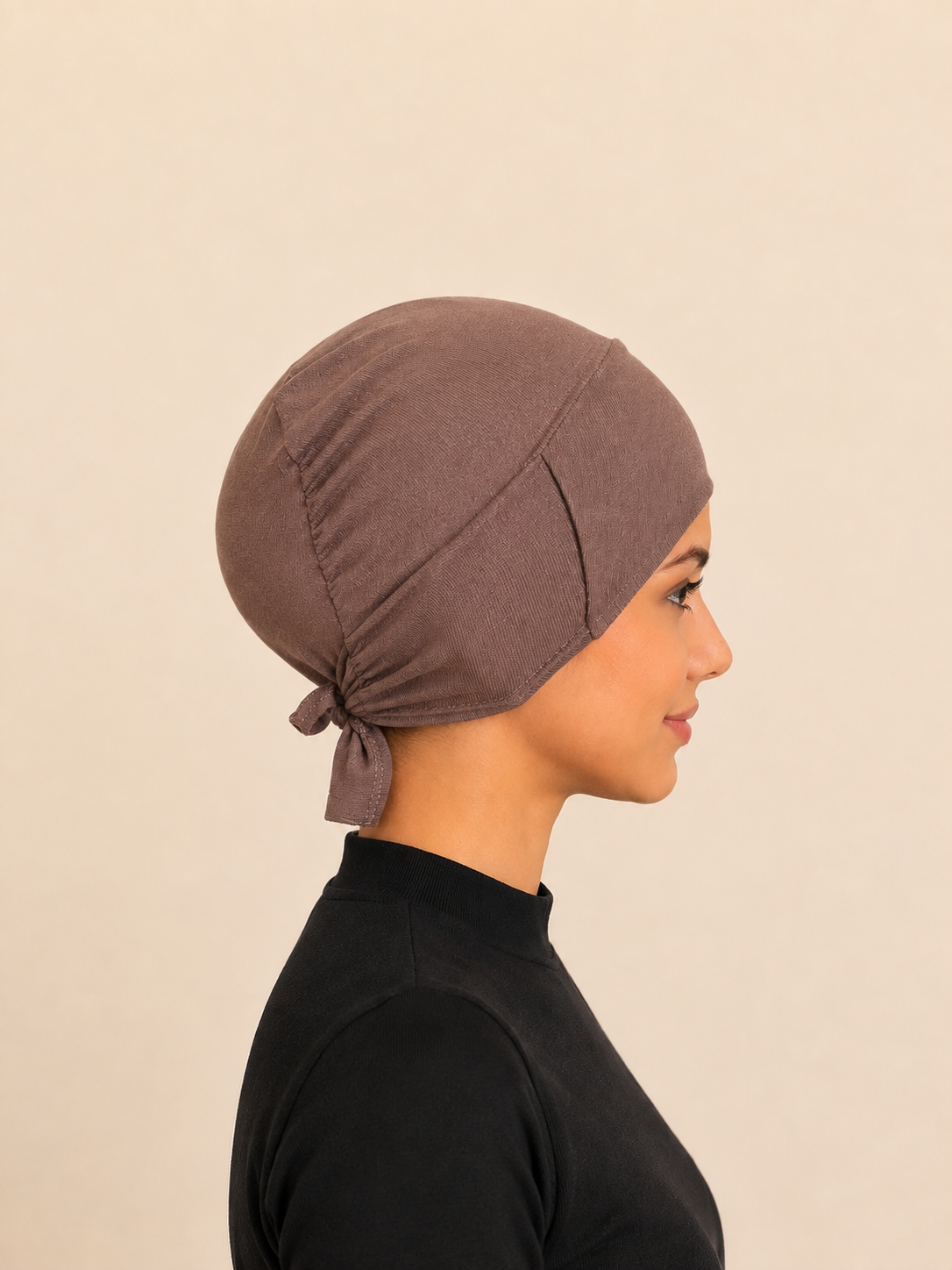 Viskose Bonnet – taupe