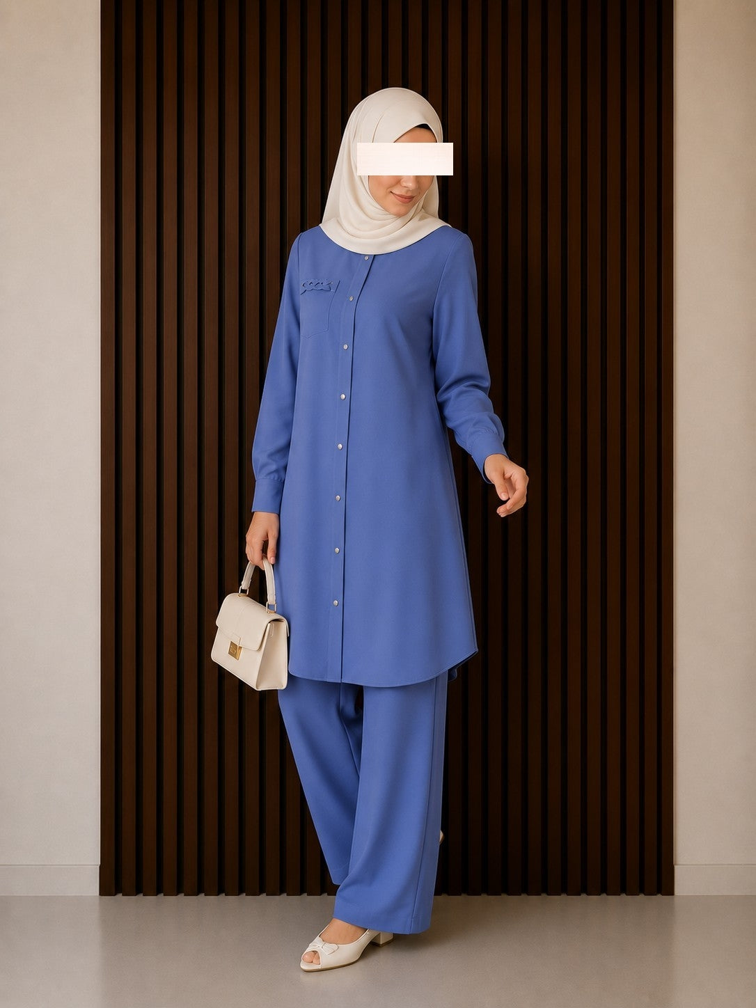 Safa Zweiteiler in hellblau