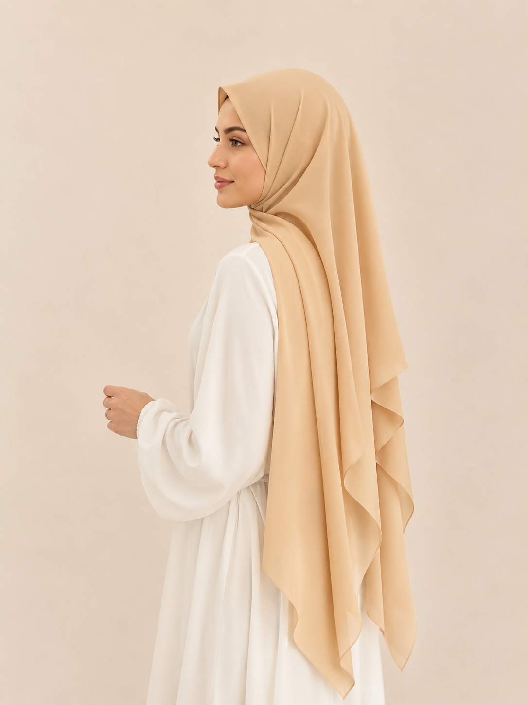 Krepp Hijab