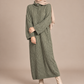 Strickkleid mit Kragen