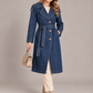 Mantel im Denim Look
