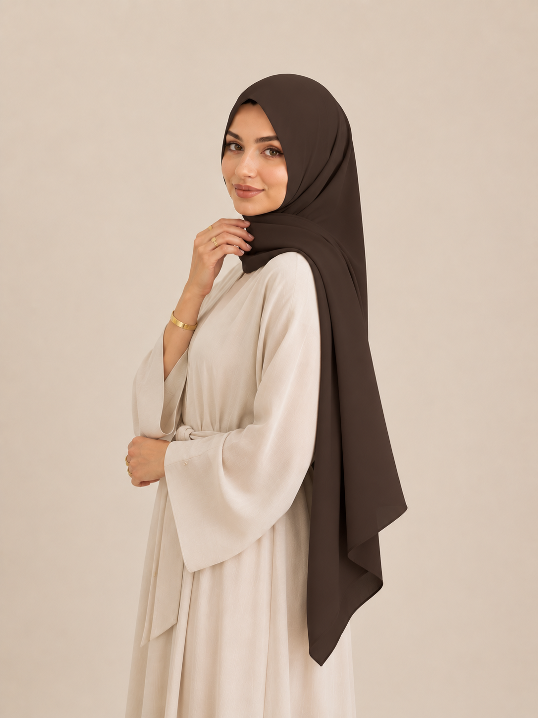 Krepp Hijab