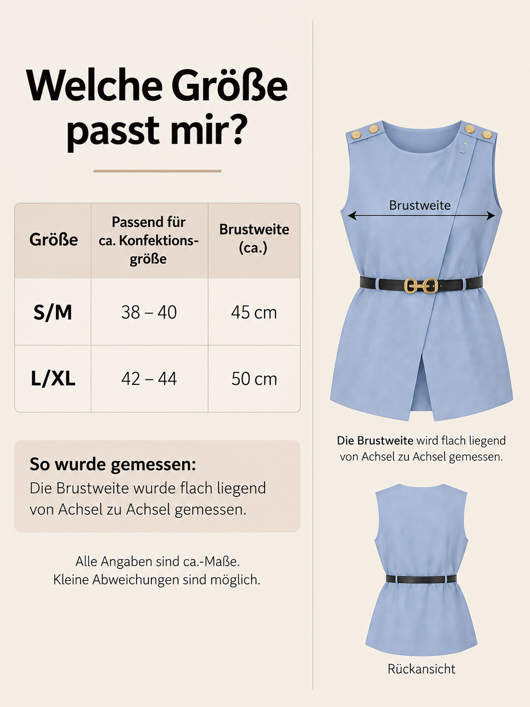 Weste + Hose Set