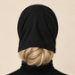 Schlauch Bonnet über Kreuz schwarz