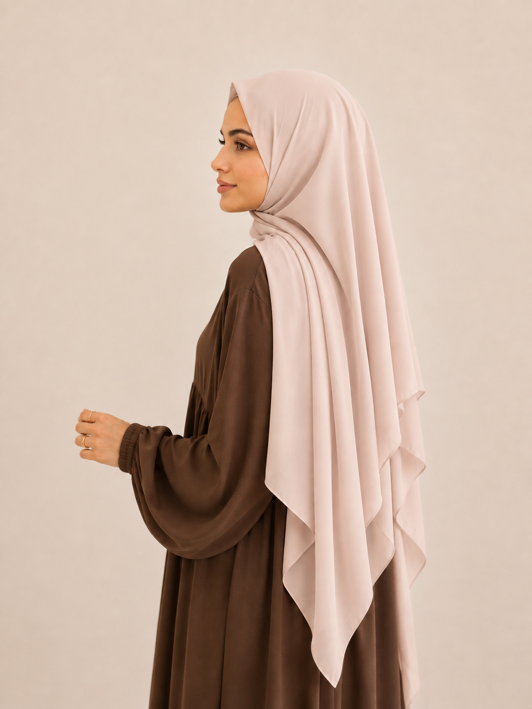 Krepp Hijab