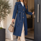 Mantel im Denim Look