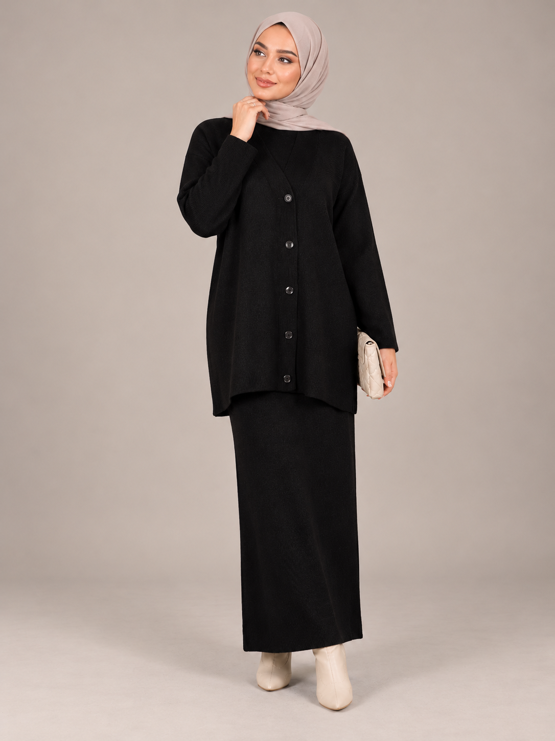 Cardigan & Dress Set