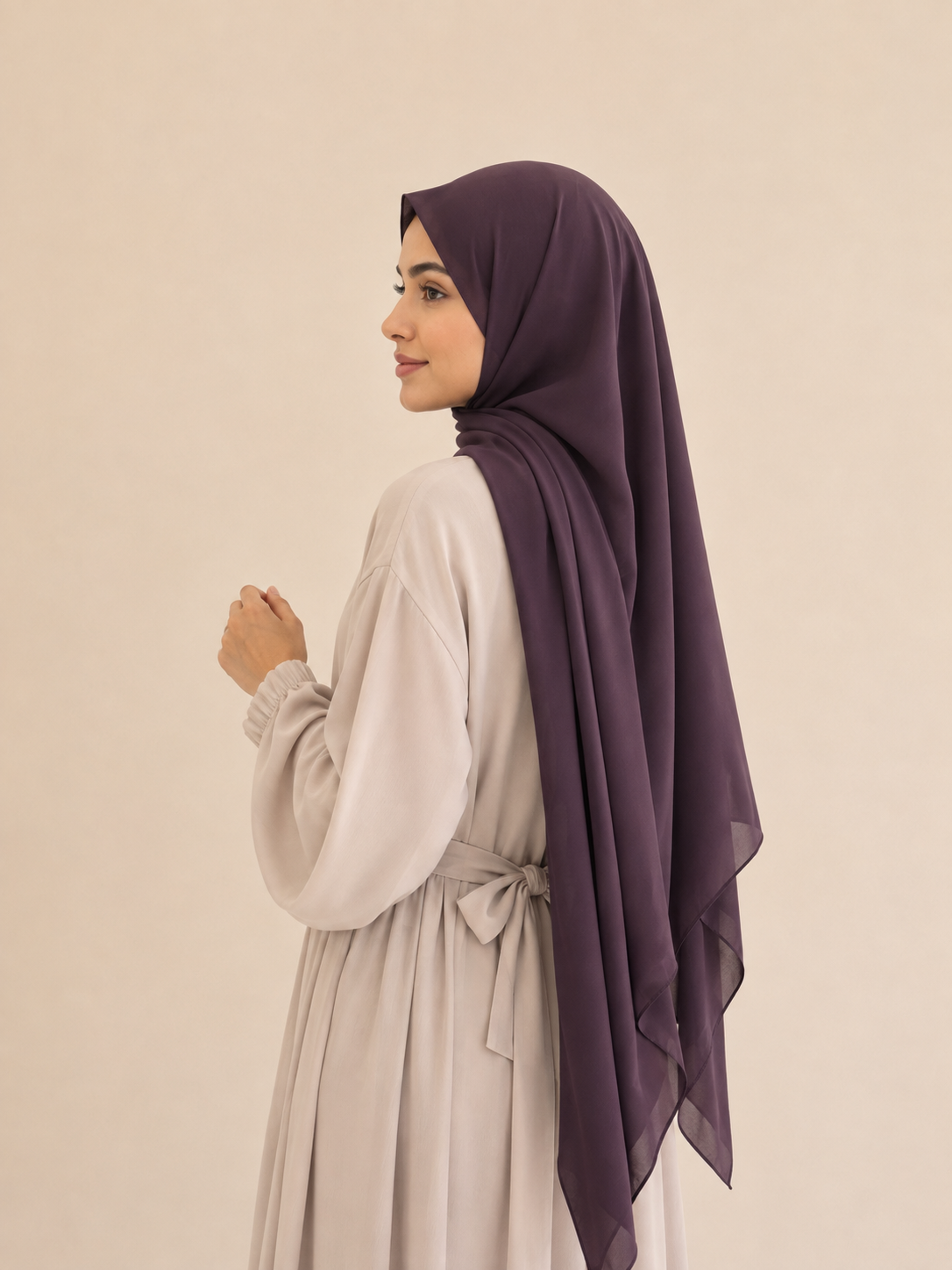 Krepp Hijab