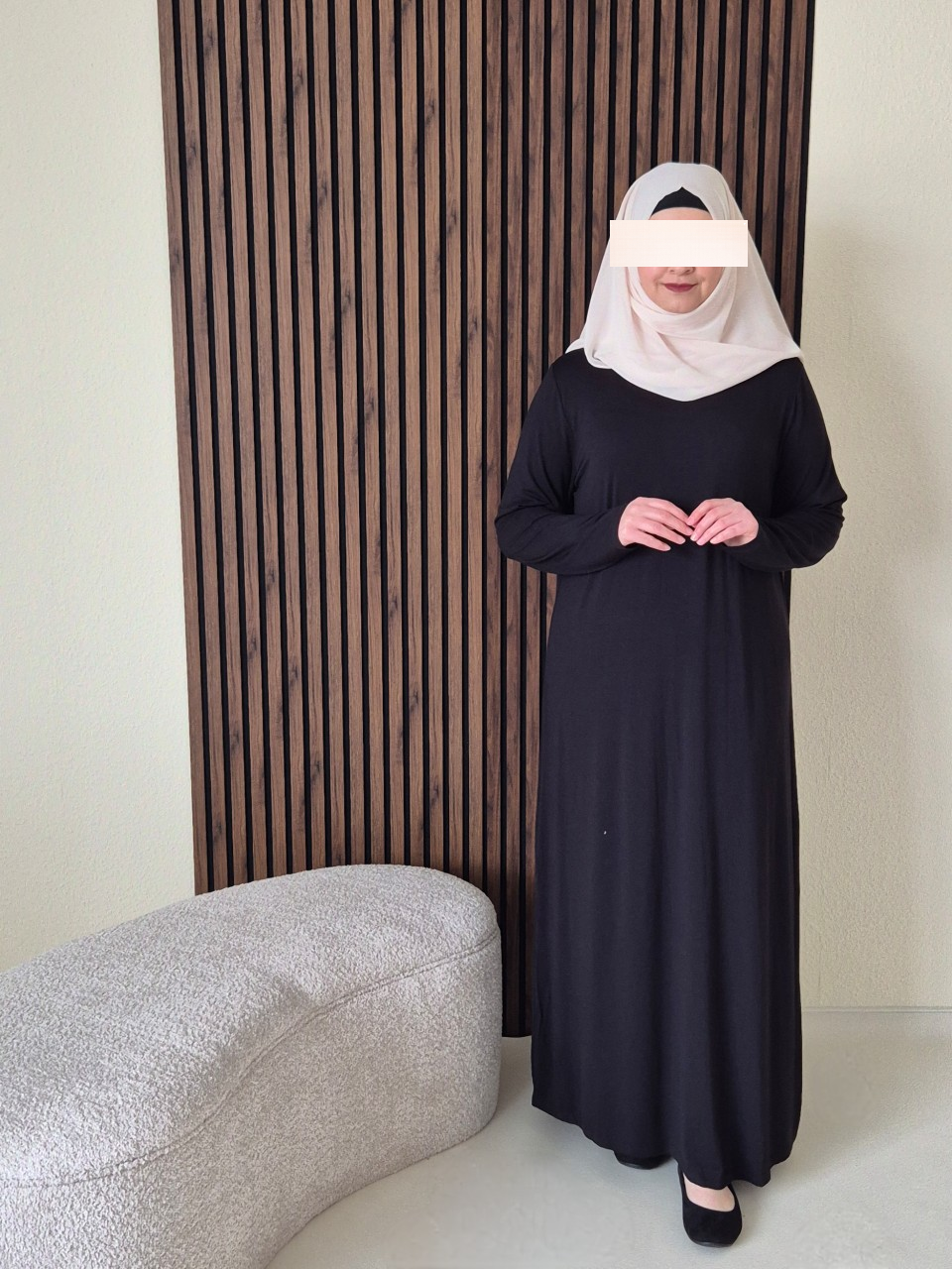 Basic Unterkleid schwarz