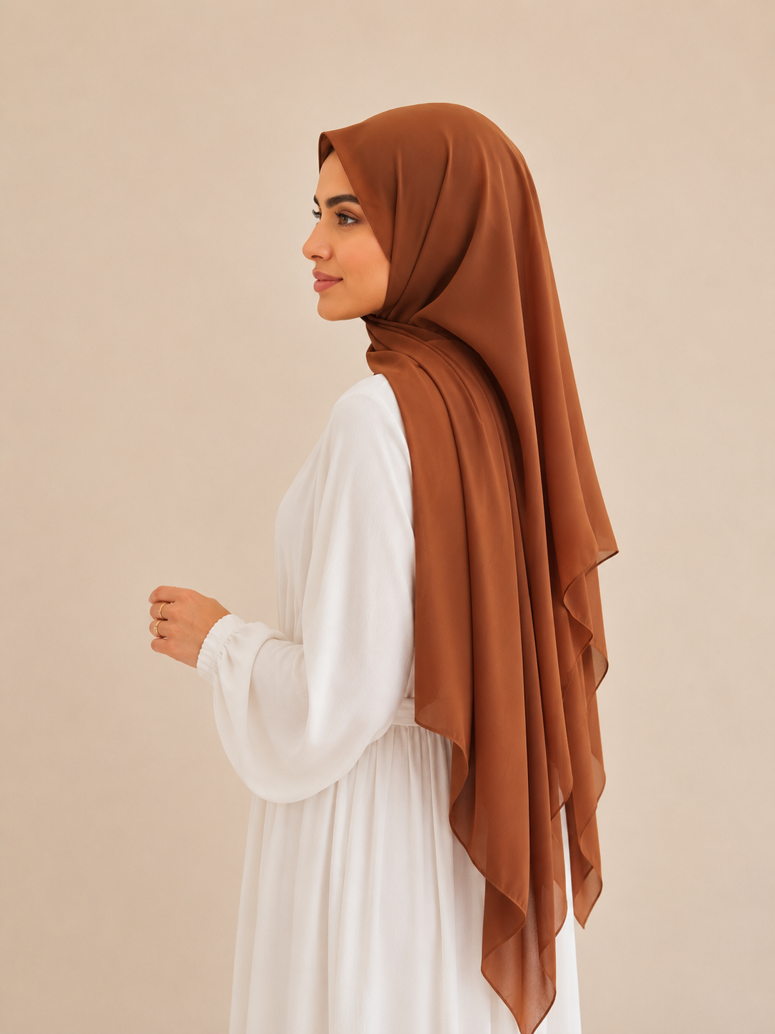 Krepp Hijab