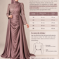 Abendkleid mit leichter Schleppe
