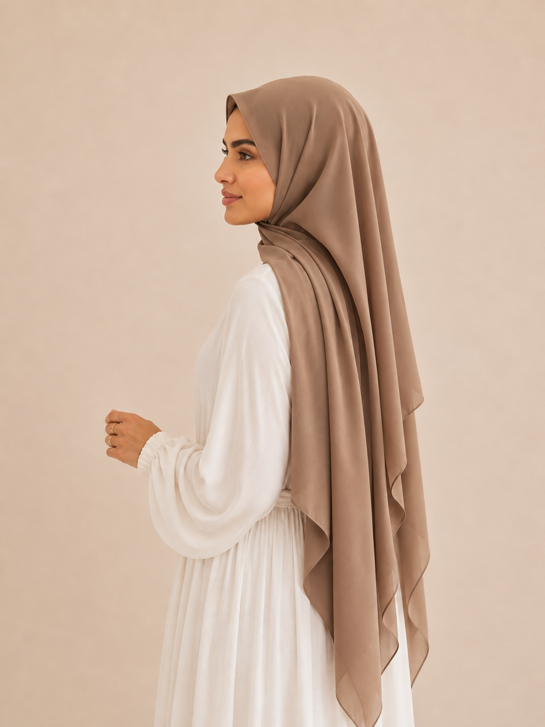 Krepp Hijab