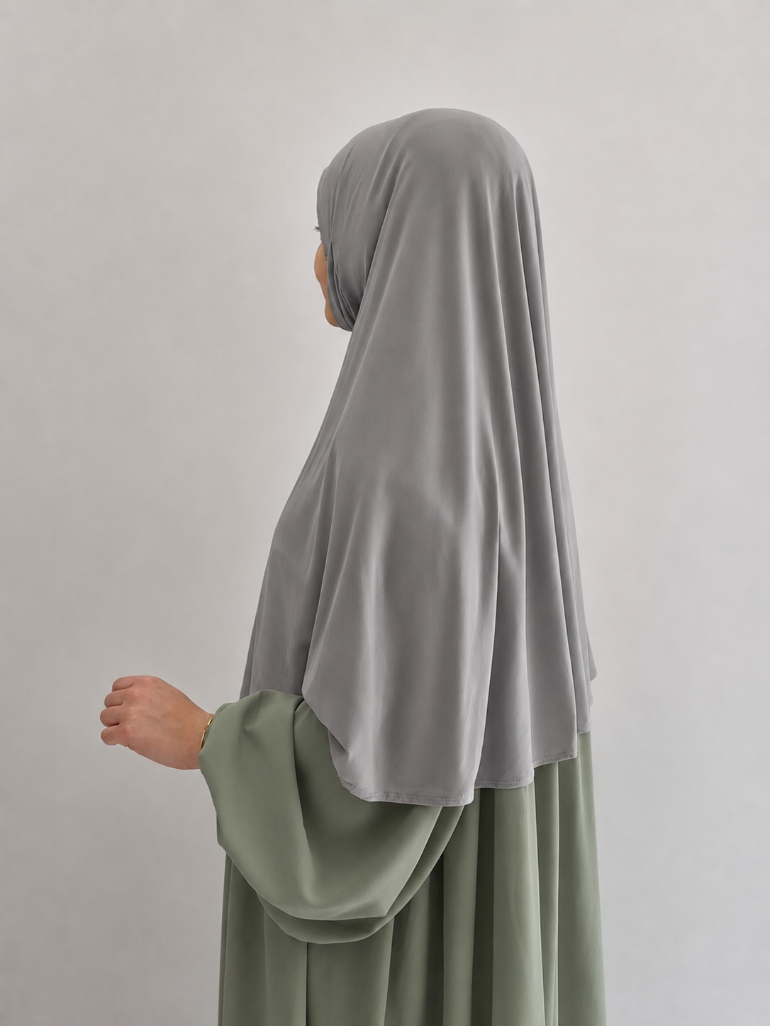fertig Hijab grau