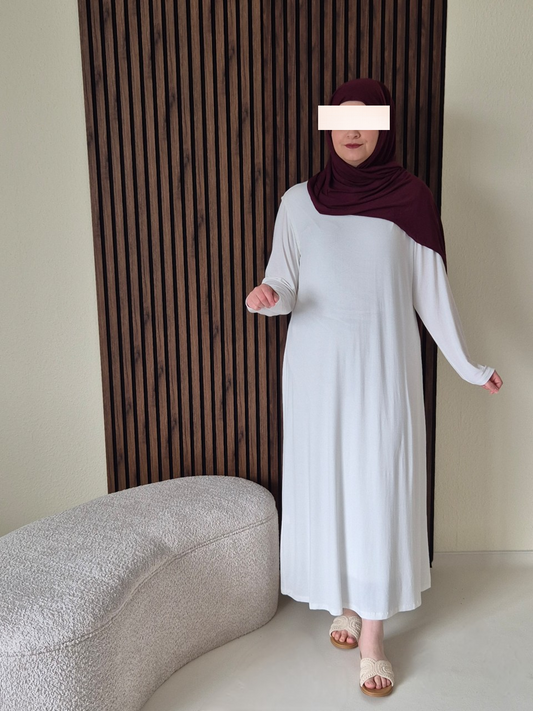 Ärmelloses Basic weiß