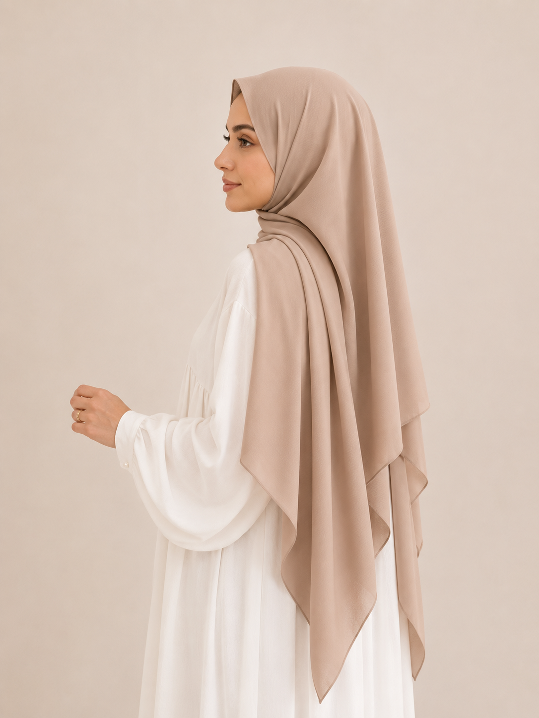 Krepp Hijab
