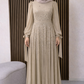 Layali Abendkleid beige