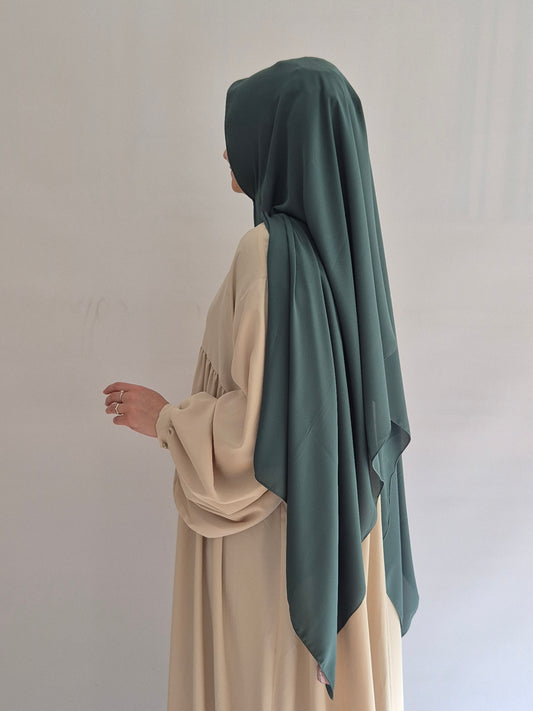 Krepp Hijab in mintgrün