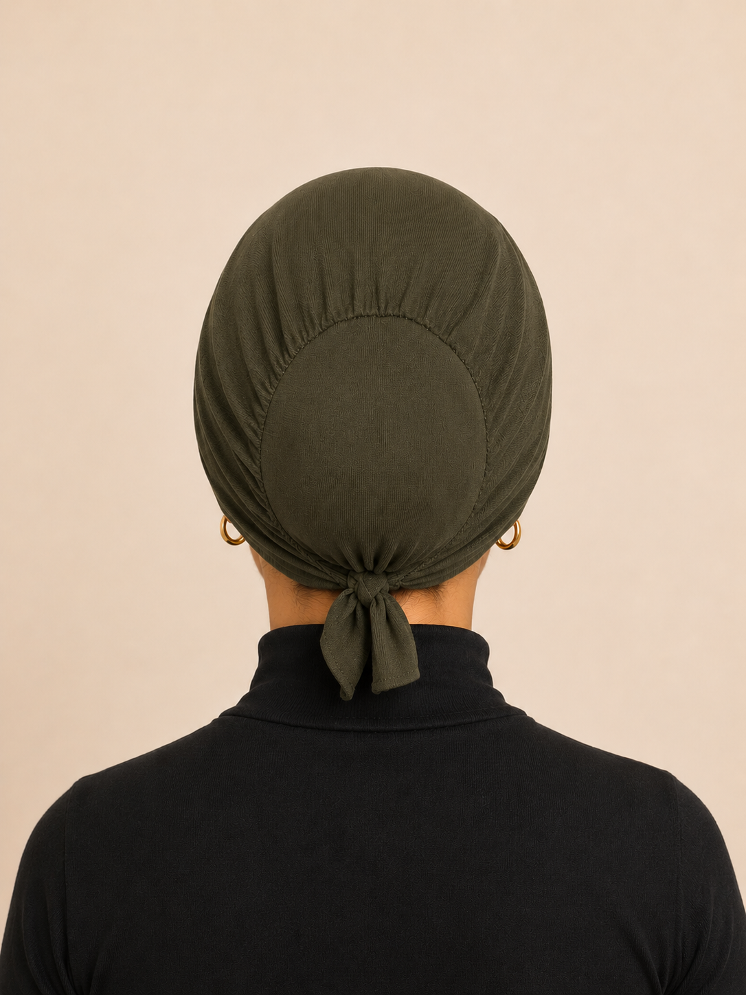 Viskose Bonnet - khaki