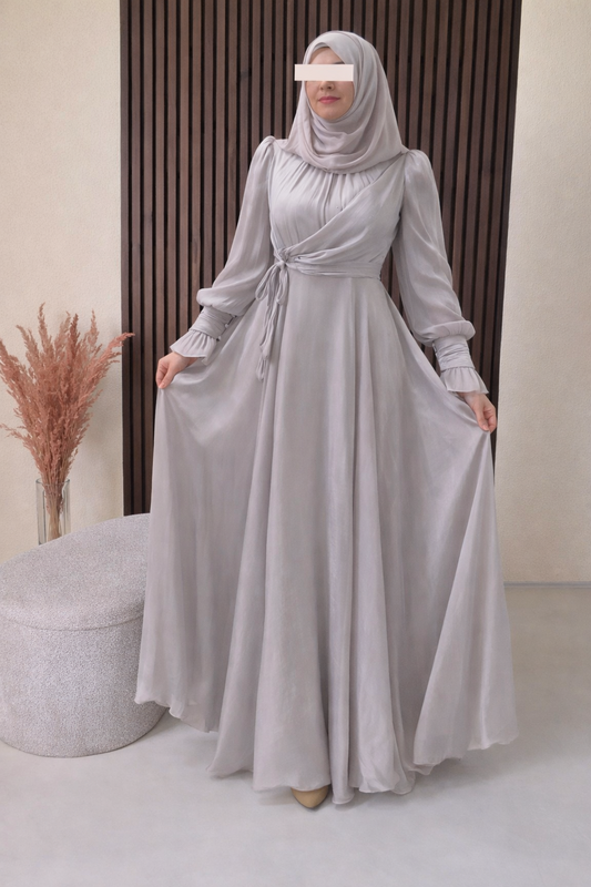 Inara Abendkleid grau