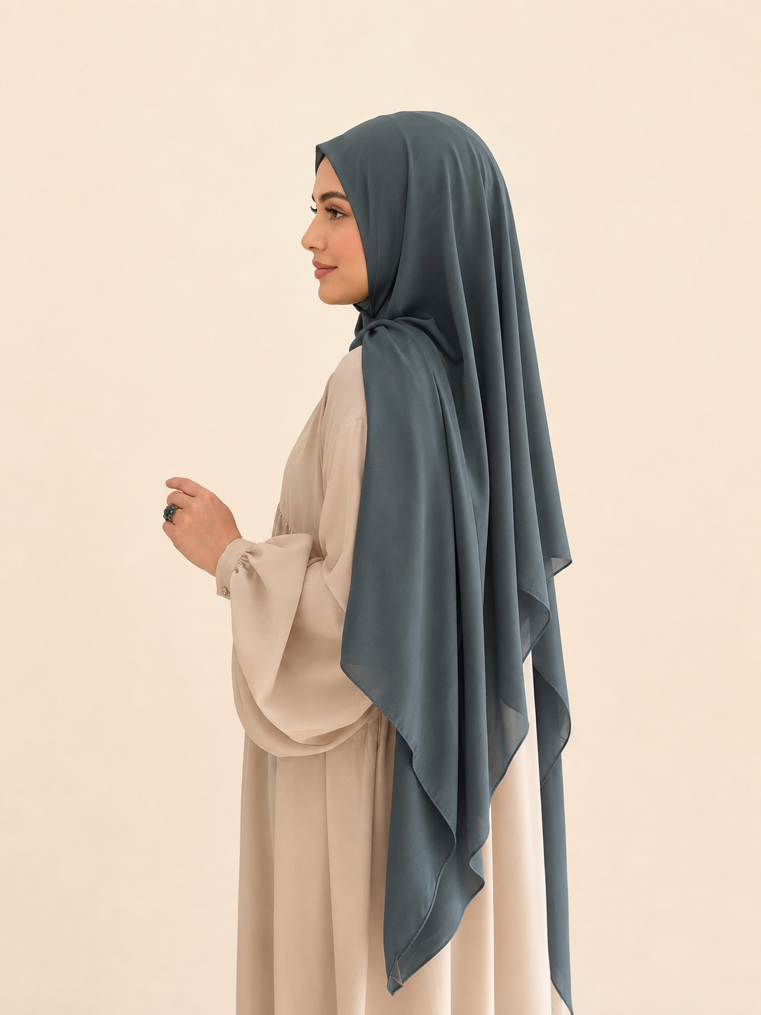 Krepp Hijab