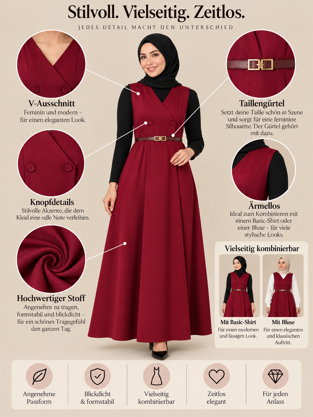 Blusenkleid