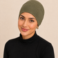 Viskose Bonnet - khaki