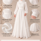 Abendkleid-Elegantes Kleid für Standesamt & Nikah