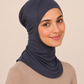 Bonnet mit Hals