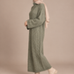 Strickkleid mit Kragen