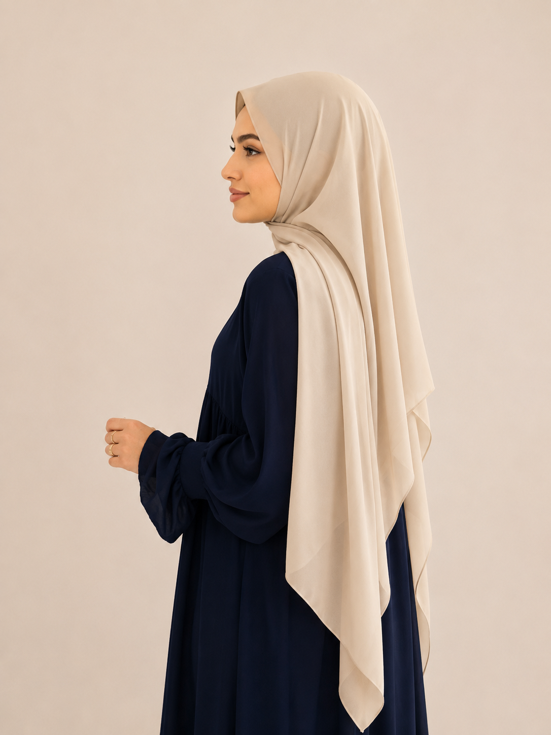Krepp Hijab