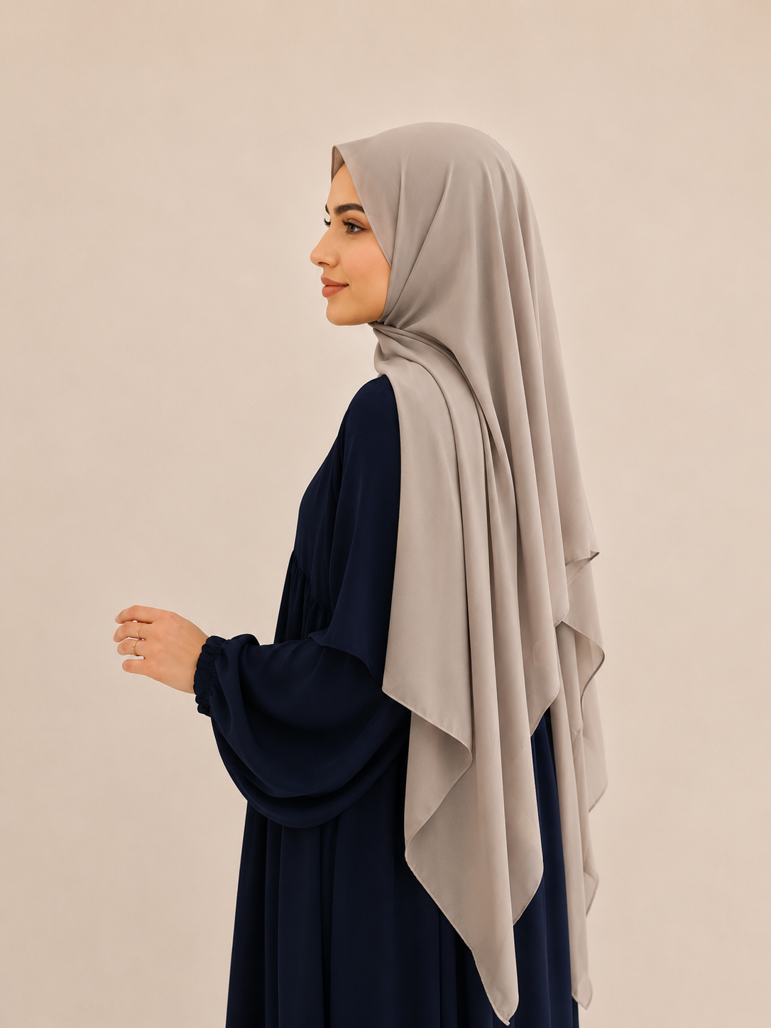 Krepp Hijab