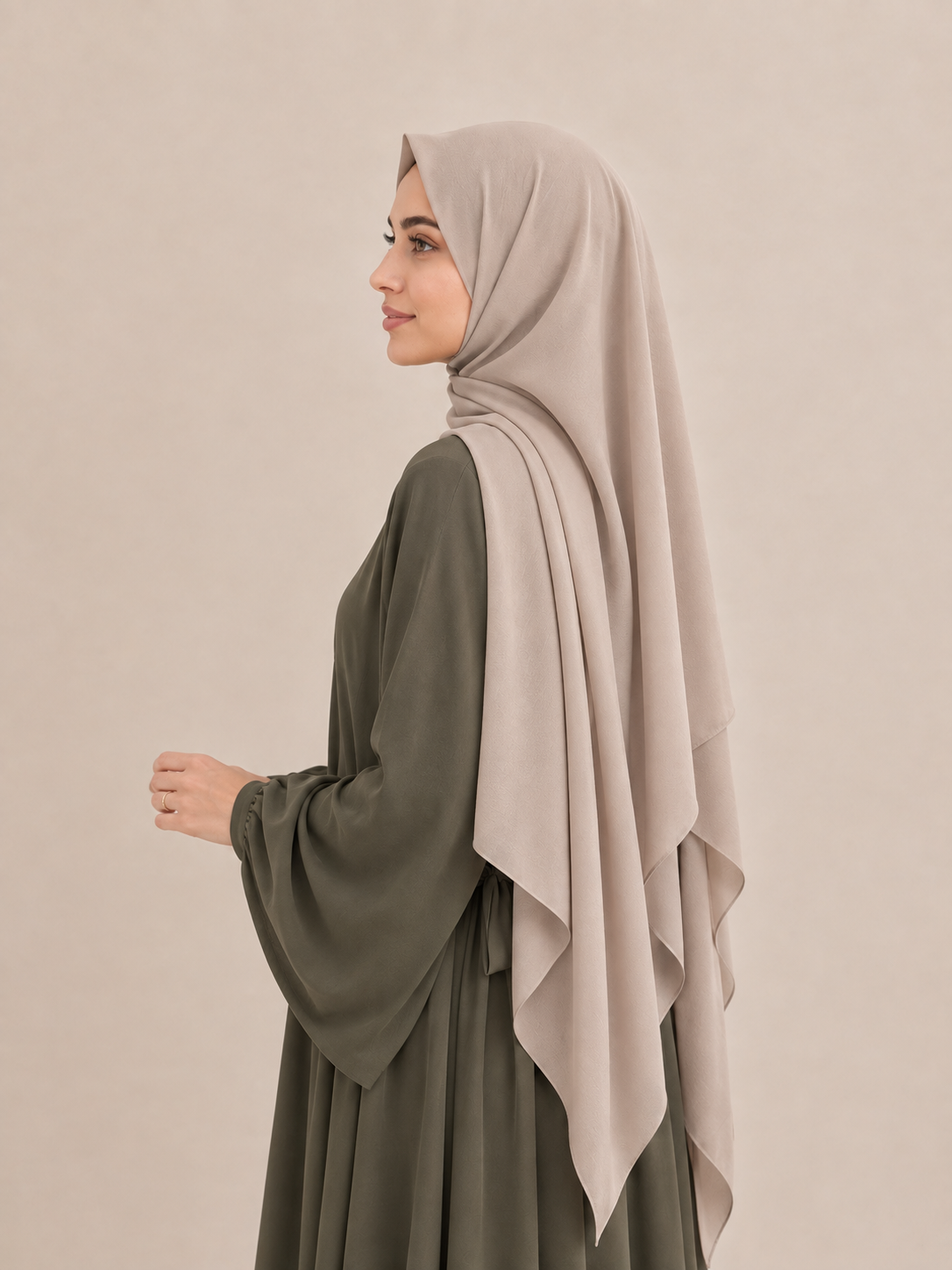 Krepp Hijab