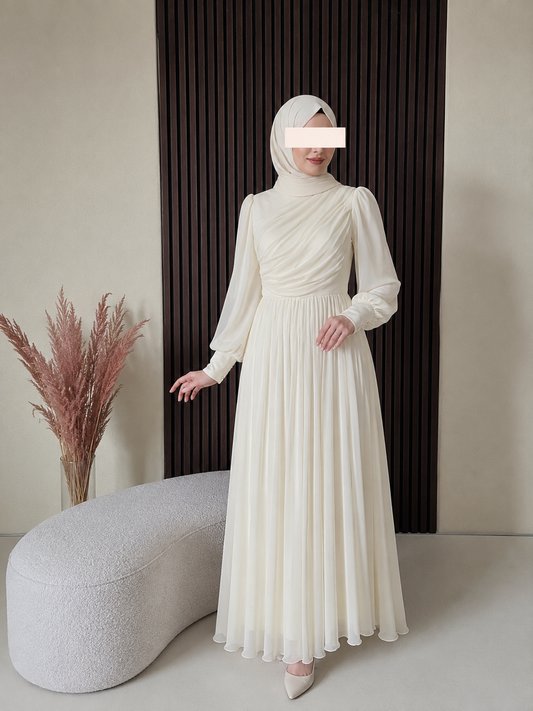 Zalina Abendkleid beige