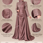 Abendkleid mit leichter Schleppe