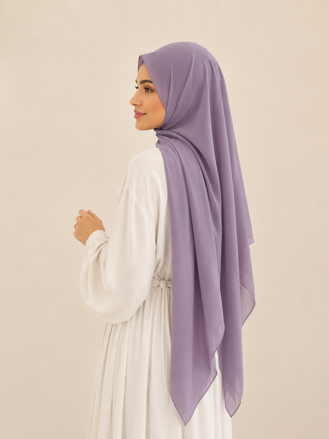 Krepp Hijab
