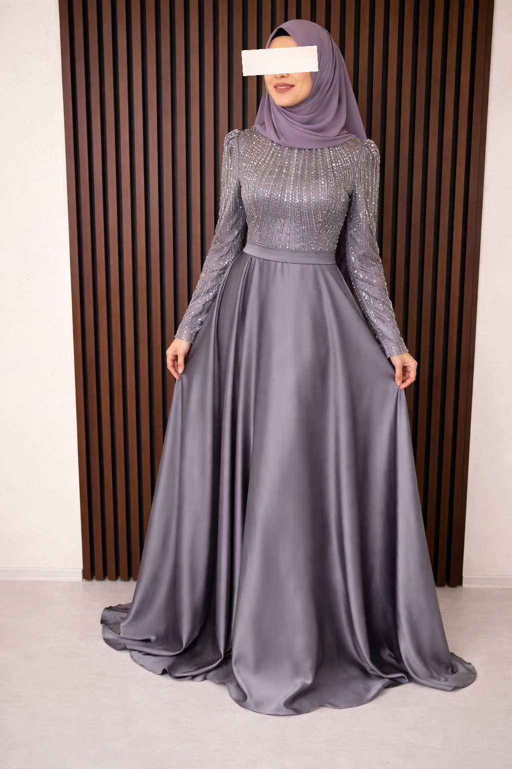 Abendkleid violette