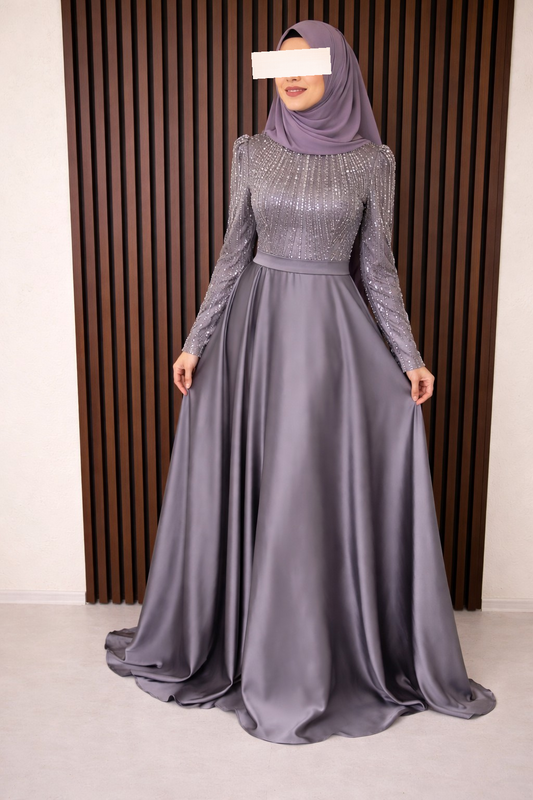 Abendkleid violette