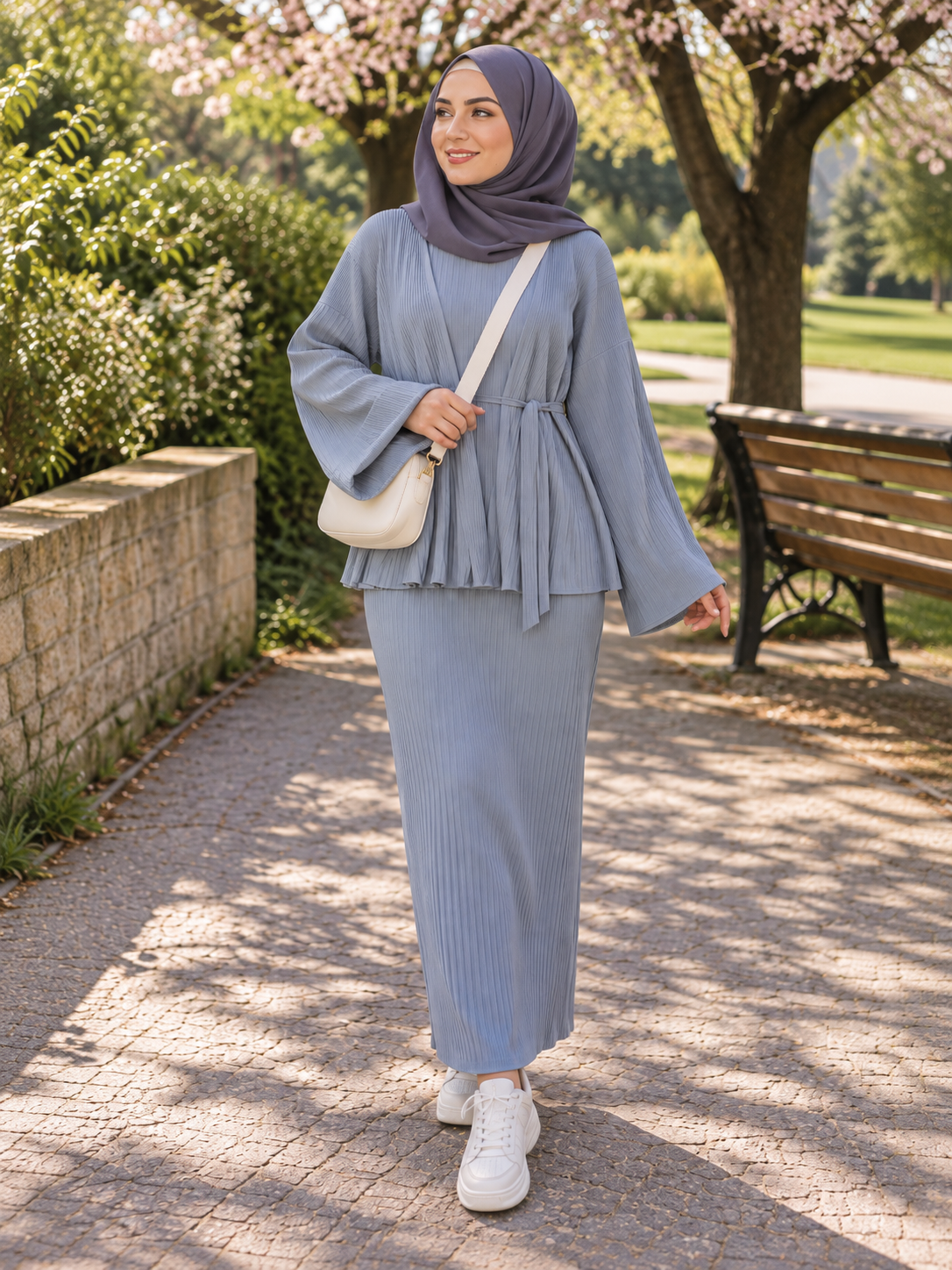 Cardigan + Kleid Set