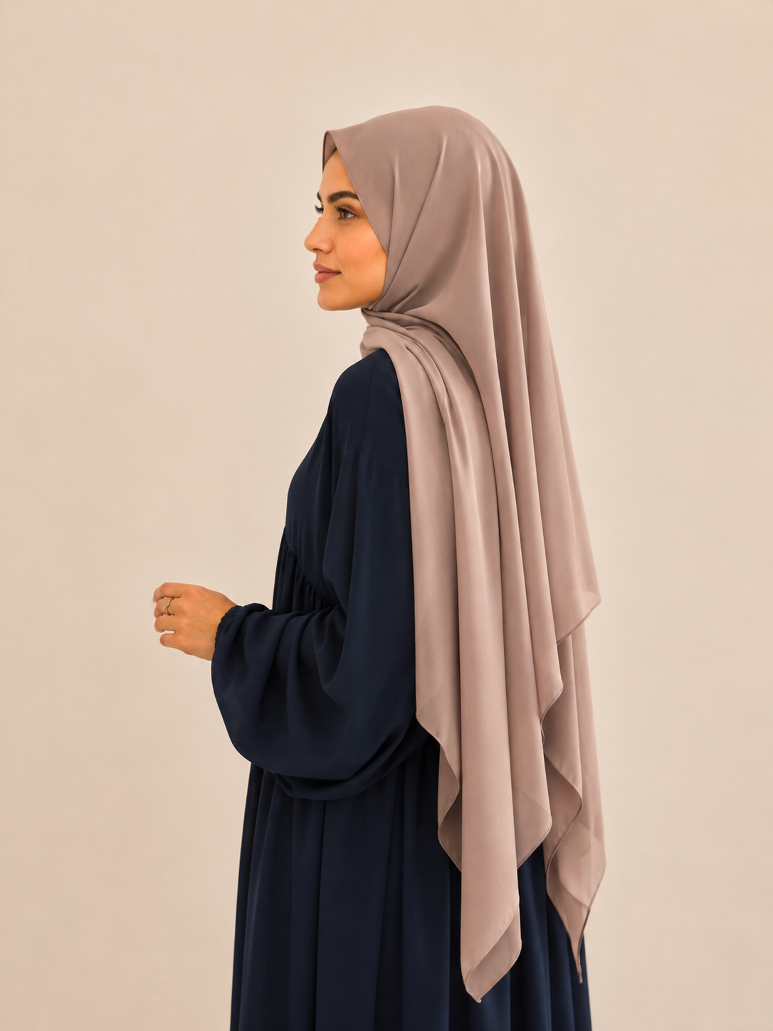 Krepp Hijab