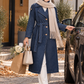 Mantel im Denim Look