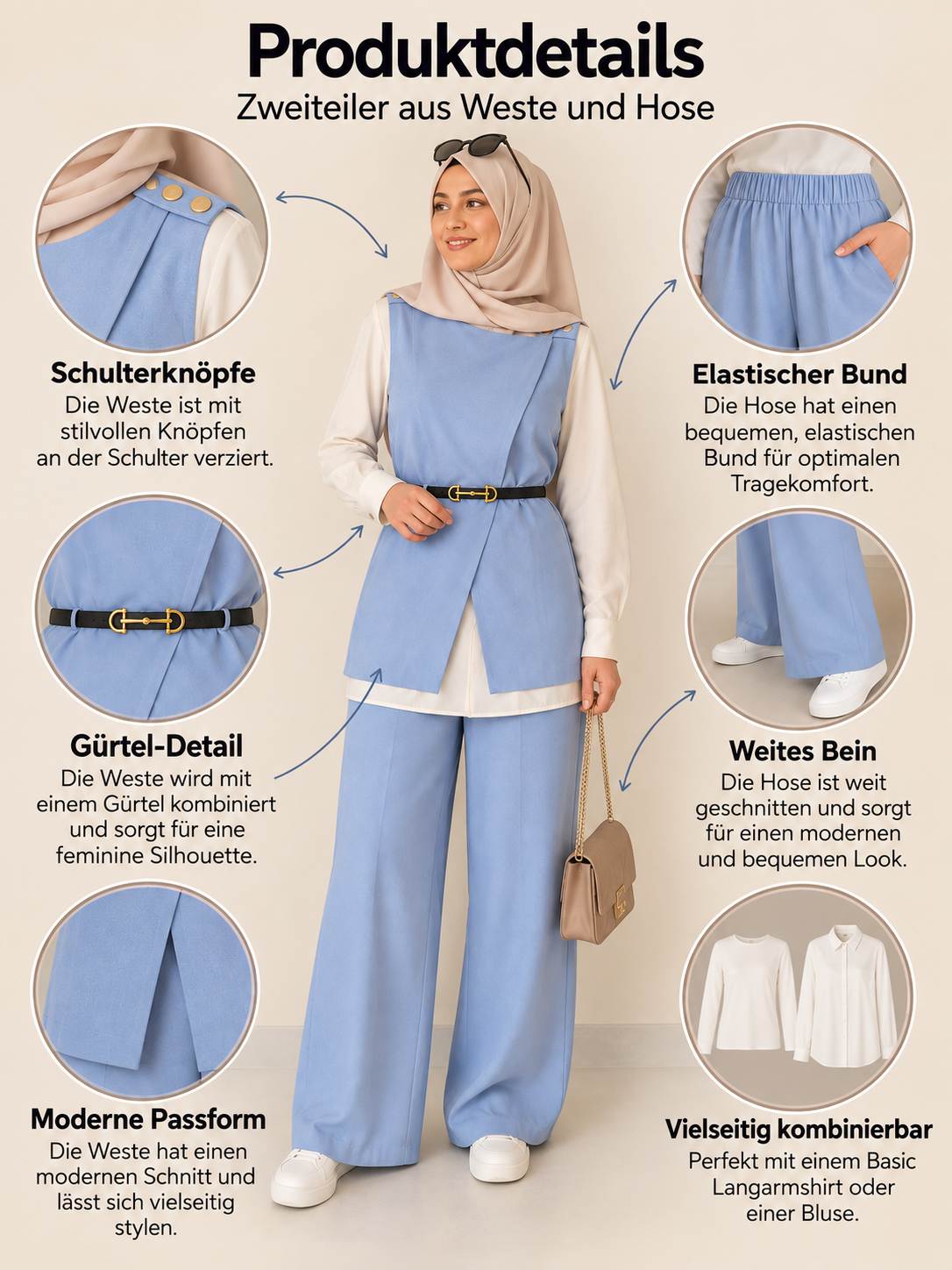 Weste + Hose Set