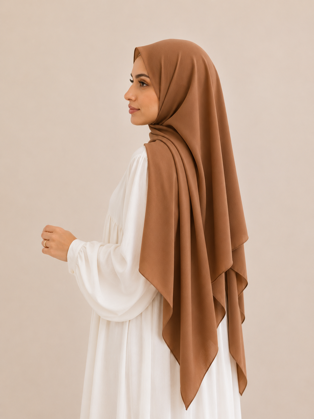 Krepp Hijab