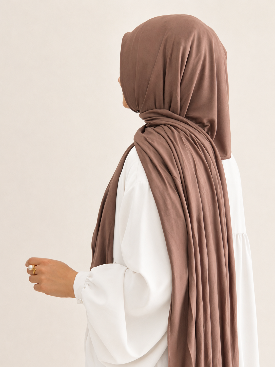 Jersey Hijab Cappuccino