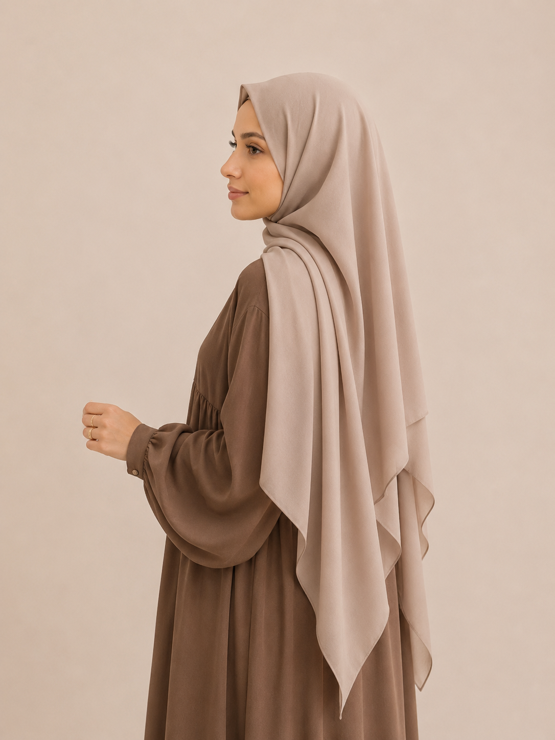 Krepp Hijab