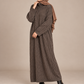 Strickkleid mit Kragen