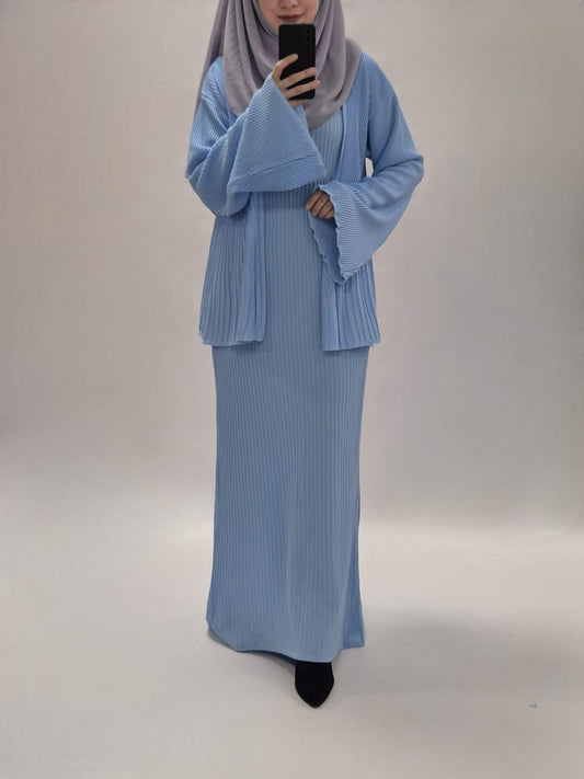 Elya Kleid Set hellblau