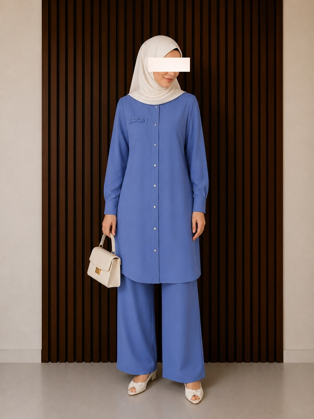 Safa Zweiteiler in hellblau