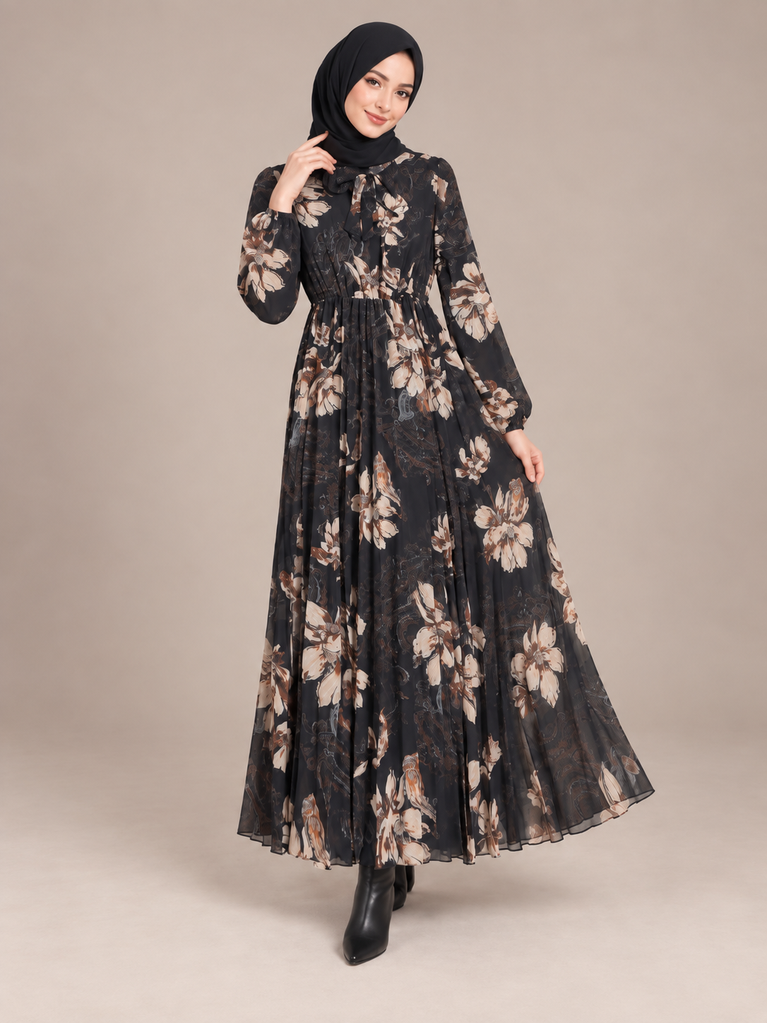 Chiffonkleid
